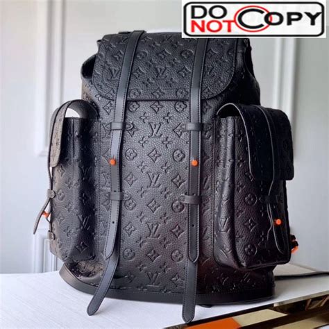 louis vuitton embossed backpack|authentic louis vuitton monogram bag.